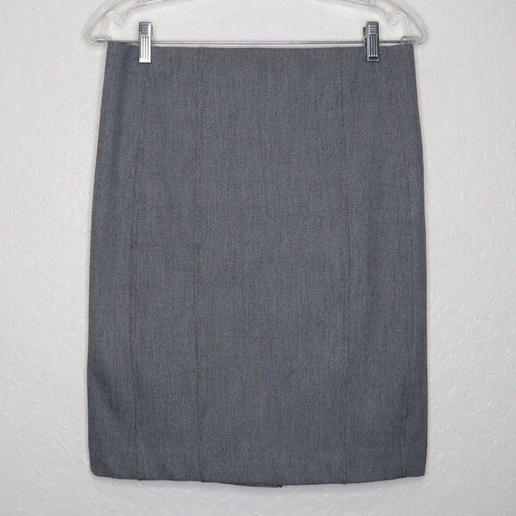 Express*Women's Fully Lined Half Back Zip 7" Accordion Slit Pencil Skirt~ Size 6 - Picture 1 of 7